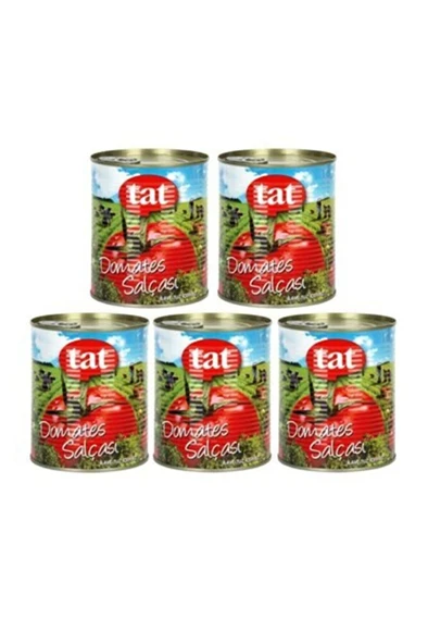 TAT Domates Salçası 830 gr X 5 Adet ürün görseli 1