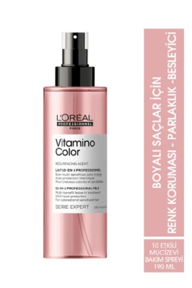 L'OREAL PROFESSİONNEL Serie Expert Vitamino Color 10 In 1 Renk Koruyucu 10 Etkili Mucize Bakım Spreyi 190 Ml ürün görseli 1