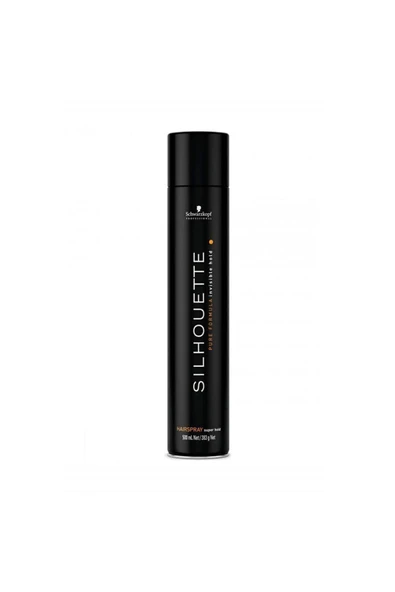 SCHWARZKOPF Silhouette Pure Formula Siyah Süper Tutucu Saç Spreyi 500ml ürün görseli 1