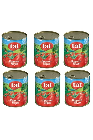 TAT Domates Salçası 830 Gr X 6 Adet ürün görseli 1