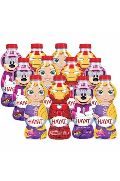 HAYAT Su Mickey & İnanılmaz Aile 330 ml X 12 Adet ürün görseli 1