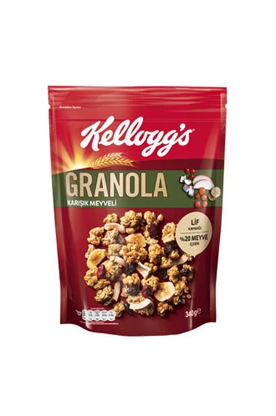 Granola Karışık Meyveli 340 gr * 5 Adet ürün görseli 1