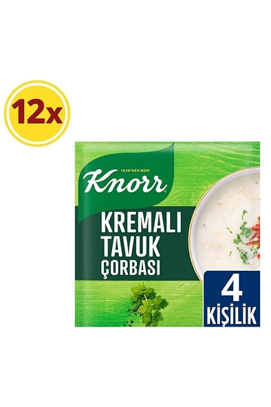 KNORR Kremalı Tavuk Çorbası 69 gr X 12 Adet ürün görseli 1
