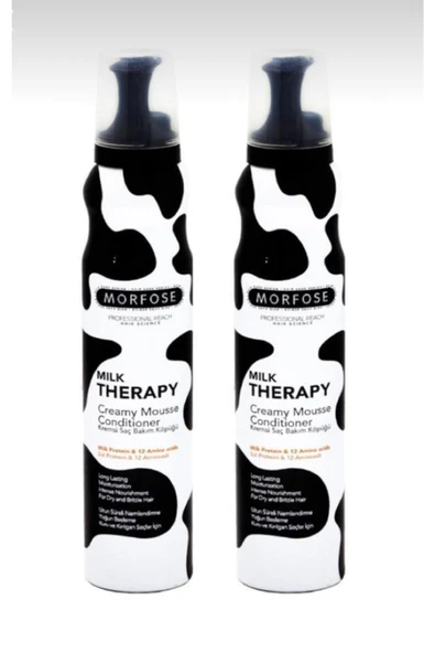MORFOSE Dk Hair Clinic Milk Theraphy Saç Köpüğü 200 Ml X 2 Adet ürün görseli 1
