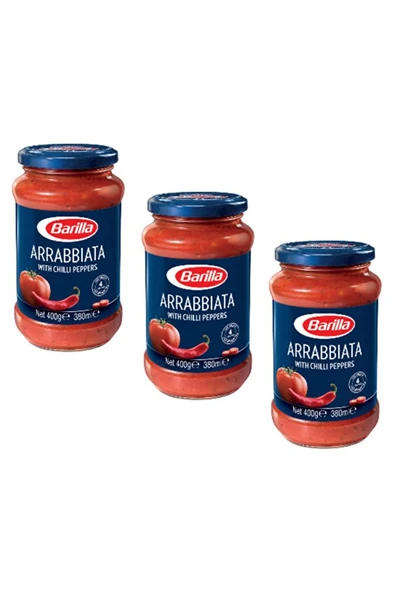 Acılı Ve Domatesli (arabbiata) Makarna Sosu 400 Gr. X 3 Adet ürün görseli 1