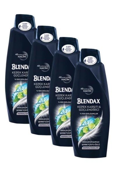 Erkekler Için Kepeğe Karşı Etkili 500 ml x 4 Adet ürün görseli 1