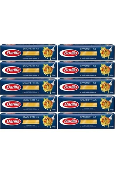Spagetti Makarna 500 Gr X 10 Adet ürün görseli 1