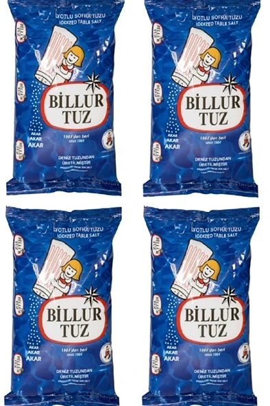 Iyotlu Tuz 750*4 3000 Gr ürün görseli 1