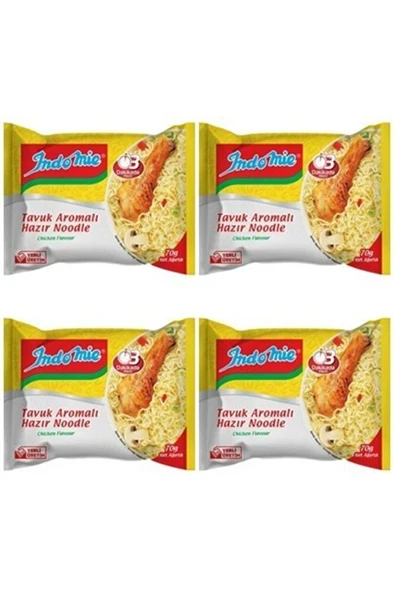 İndomıe Paket Tavuklu Noodle 70gr 4 Adet ürün görseli 1