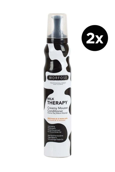 MORFOSE D&a Kozmetik Milk Theraphy Saç Köpüğü 200 ml 2 Adet ürün görseli 1