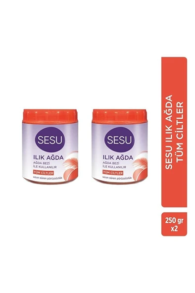 SESU Ilık Ağda 250 gr x 2 adet ürün görseli 1
