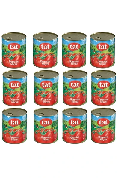 TAT Domates Salçası 830 Gr X 12 Adet ürün görseli 1