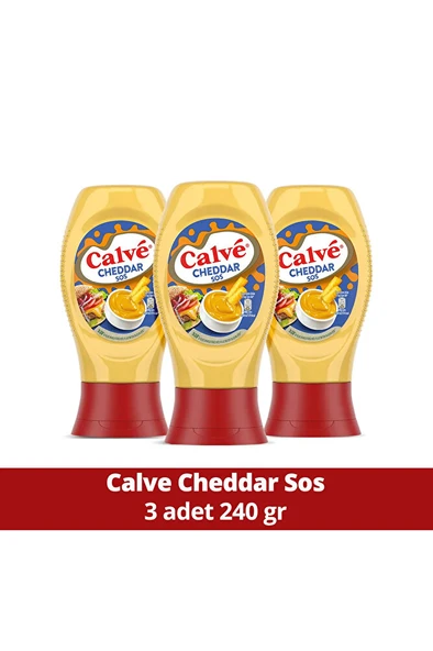 CALCE Cheddar SOS 240 gr X 3 Adet ürün görseli 1
