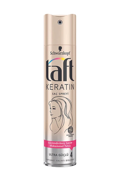 Taft Keratin Ekstra Güçlü Saç Spreyi 250 Ml ürün görseli 1
