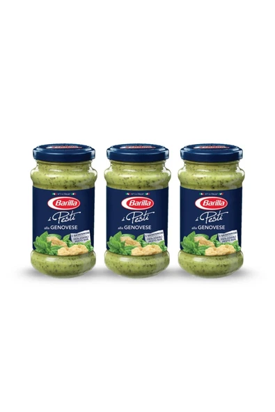 Pesto Fesleğen+fıstıklı Sos- Genoves 190 Gr 3'lü Set ürün görseli 1
