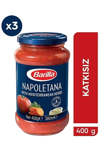 Napoliten (NAPOLETANA) Makarna Sosu 400 G. 3'lü ürün görseli 1