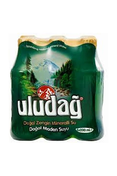 ULUDAĞ Maden Suyu 200 ml 6'lı ürün görseli 1
