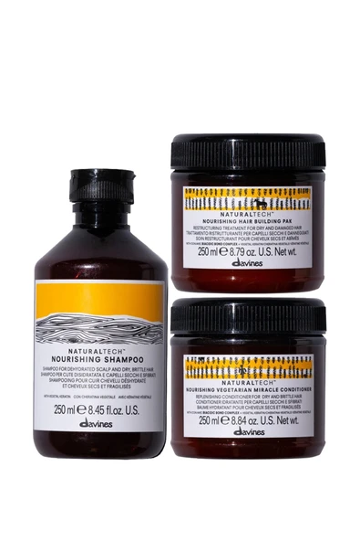 DAVİNES Nourishing 3'lü Mucize Mini Keratin Bakım Set 3 x 250 ml 80046082305336 ürün görseli 1