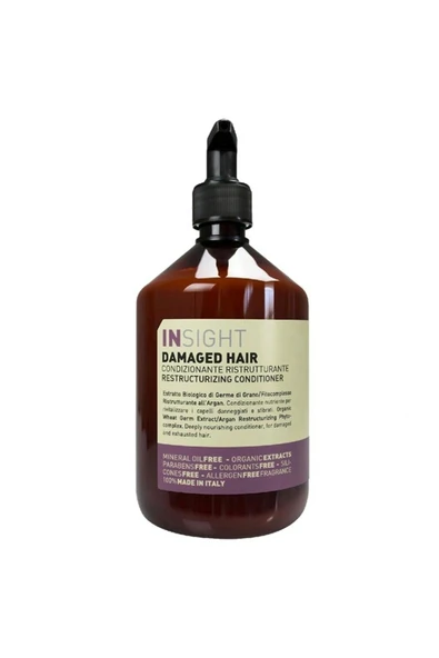 INSİGHT Damaged Hair Restructurizing Onarıcı Saç Kremi 400ml ürün görseli 1