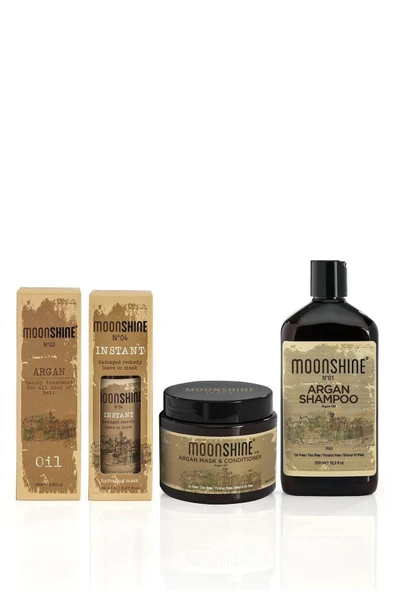 MOONSHINE Argan Bakım Seti ürün görseli 1