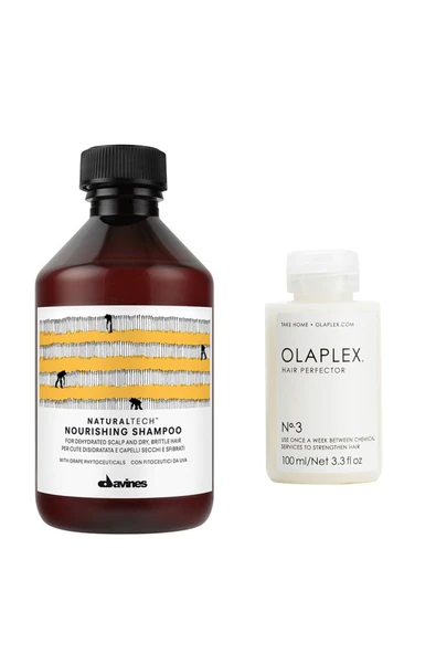 DAVİNES Nourishing Şampuan 250 ml+ Olaplex Saç Kusursuzlaştırıcı 100 ml ürün görseli 1