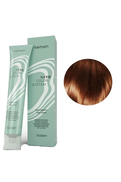 KEMON Amonyaksız Nayo Color 5,45 Açık Kestane Bakır Kızıl Saç Boyası 50 ml 8020936049494 ürün görseli 1