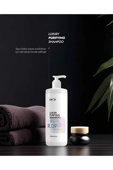 DROV KOZMETİK LUXURY PURİFYİNG 1000ML ARINDIRICI ŞAMPUAN ULTRA CLEANER ürün görseli 1