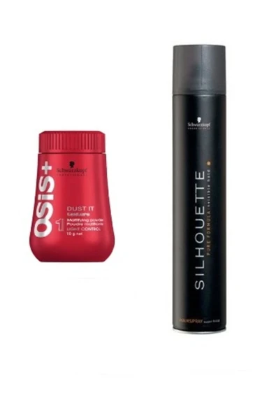 OSİS Saç Şekillendirici Mat Pudra Wax 100 Ml + Silhouette Süper Tutucu Sprey 500 Ml ürün görseli 1