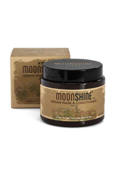 MOONSHINE Argan Mask&conditioner 500ml Onarıcı Bakım Argan Saç Maskesi ürün görseli 1