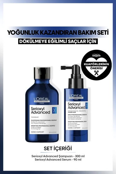 L'OREAL PROFESSİONNEL Serie Expert Serioxyl Advanced Yoğunluk Kazandıran Bakım Seti ürün görseli 1
