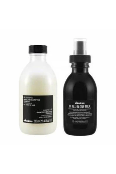 DAVİNES Vegan Oi/oil Şampuan 280ml + Bakım Sütü 135 Ml Sülfatsız Bakım Seti ürün görseli 1