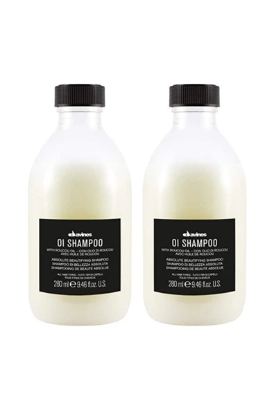 DAVİNES Oi/oil Tüm Saç Tipleri Için Sülfatsız Bakım Şampuanı 280 ml X 2 Adet ürün görseli 1