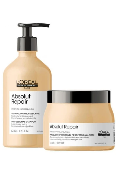 L'OREAL PROFESSİONNEL Loreal Serie Expert Absolut Repair Saç Bakım Seti ürün görseli 1