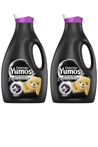 YUMOŞ Siyah Ve Koyu Renkli Giysiler için Çamaşır Deterjanı 2 Adet X 2520 Ml ürün görseli 1