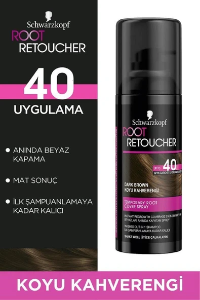 SCHWARZKOPF Beyazları Anında Kapatan Sprey Boya Koyu Kahverengi 120 ml ürün görseli 1