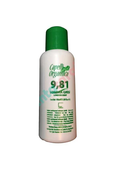 CAPELLİ ORGAMİCA Saç Boyası - 9.81 Londra Grisi 100 ml 5469871123129 ürün görseli 1