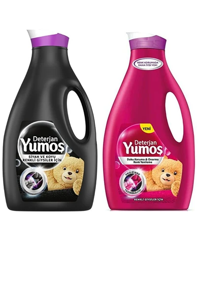 YUMOŞ Siyahlar ve Renkli Giysiler için Çamaşır Deterjanı 2'li 2520 ml ürün görseli 1