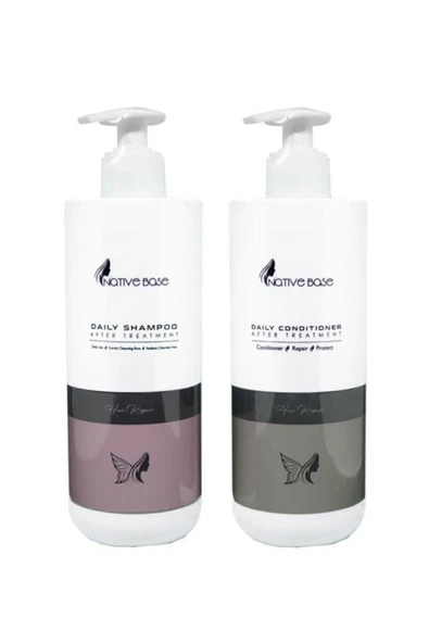 NATİVE BASE Daily Günlük Şampuan 500 ml Ve Saç Kremi 500 ml ürün görseli 1