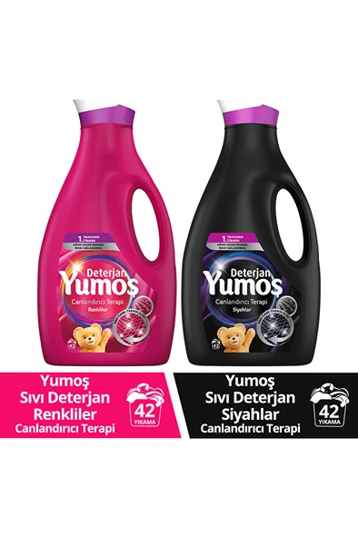 YUMOŞ Siyah Ve Koyu Renkli Giysiler için Deterjan 2520 ml Renkli Giysiler Için Deterjan 2520 ml ürün görseli 1