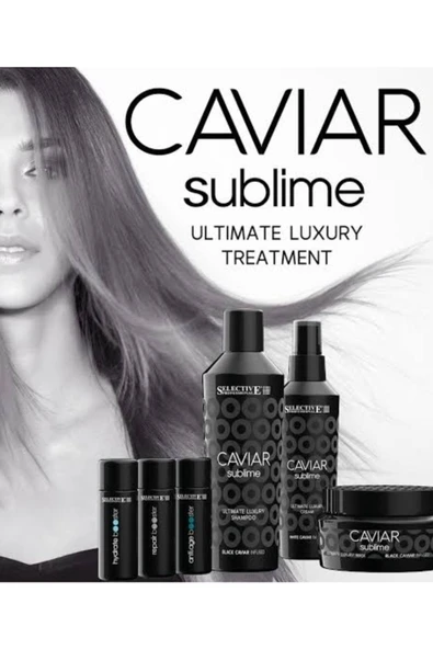 SELECTİVE PROFESSİONAL Selective Caviar Sublime Ultimate Luxury 1000 Ml Şampuan - Resim 2