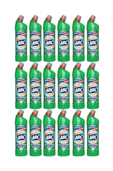 ABC Ultra Yoğun Sıvı Çamaşır Suyu 750 ml X 18 Adet Dağ Rüzgarı ürün görseli 1