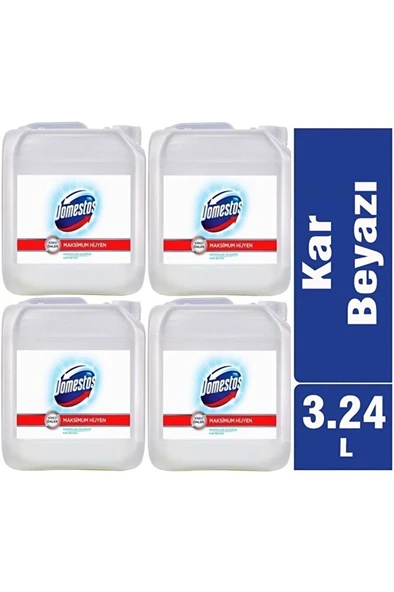 DOMESTOS Çamaşır Suyu 3240ml Kar Beyazı (4 Lü Set) Yoğun Kıvamlı ürün görseli 1