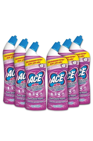 ACE Ultra Power Jel Kıvamlı Çamaşır Suyu Dağ Tazeliği 810g X 6 Adet ürün görseli 1