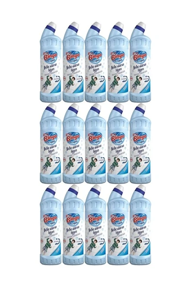 BİNGO Oksijen Çamaşır Suyu 750 ml x 15 Adet ürün görseli 1