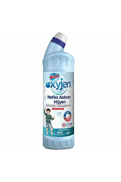 BİNGO Oxijen Çamaşır Suyu 750ml Okaliptus X 15 Adet ürün görseli 1