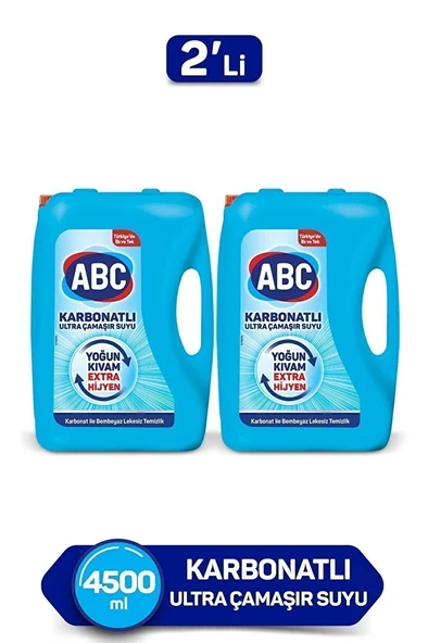 ABC Ultra Çamaşır Suyu Karbonatlı 3250 Ml 2'li ürün görseli 1