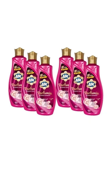 ABC Parfumia Sıvı Konsantre Çamaşır Yumuşatıcısı 1440 ml x 6 Adet Romantik Gül ürün görseli 1