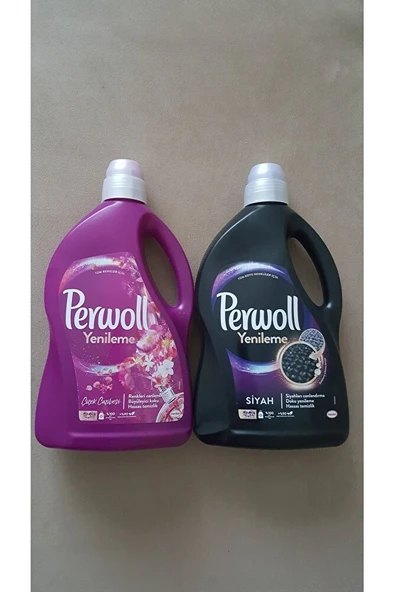 PERWOLL Siyah Sıvı Deterjanı 2,97 lt + Perwoll Çiçek Cazibesi 2,75 lt ürün görseli 1