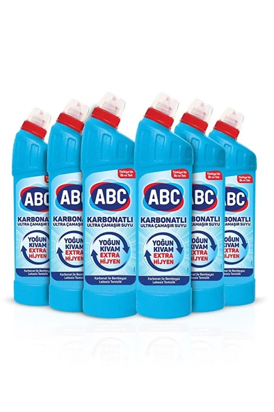 ABC Karbonatlı Ultra Çamaşır Suyu 750 ml 6'lı - Resim 2