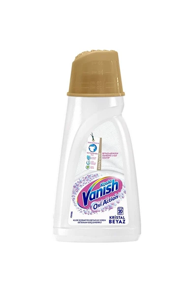KOSLA Vanish Multipower Sıvı Leke Çıkarıcı Ve Deterjan Güçlendirici 1000 ml Beyazlar Için ürün görseli 1